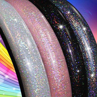 Funda Elástica para Volante con Lentejuelas Brillantes y Diseño Colorido - Image 10