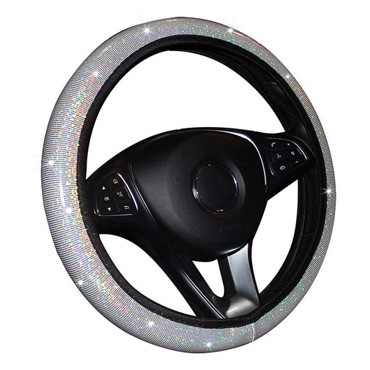 Funda Elástica para Volante con Lentejuelas Brillantes y Diseño Colorido - Image 15