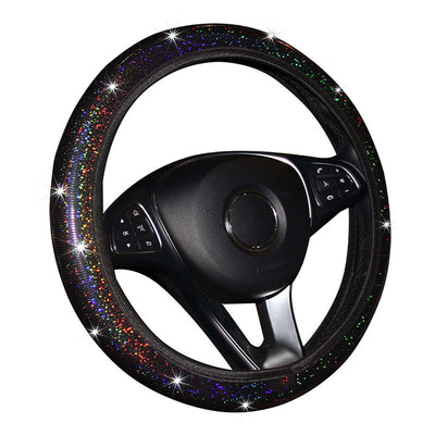 Funda Elástica para Volante con Lentejuelas Brillantes y Diseño Colorido - Image 2