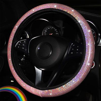 Funda Elástica para Volante con Lentejuelas Brillantes y Diseño Colorido - Image 4