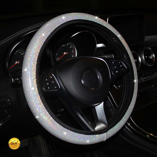 Funda Elástica para Volante con Lentejuelas Brillantes y Diseño Colorido