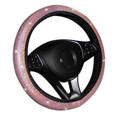 Funda Elástica para Volante con Lentejuelas Brillantes y Diseño Colorido - Image 9