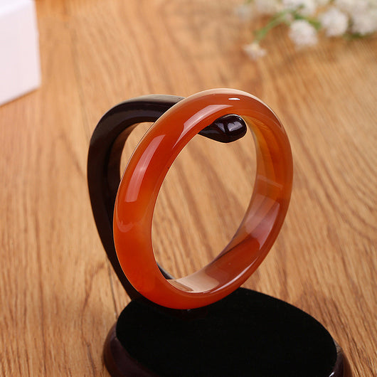 Pulsera de Ágata Natural de Brasil - Gruesa y Auténtica - Image 3