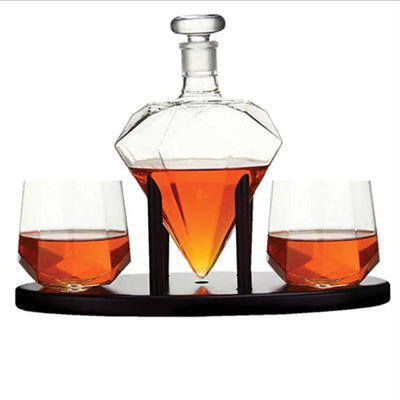Decantador de Vino Cristal Diamante - Botella Premium para Vino y Licores - Image 3