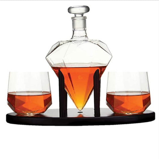 Decantador de Vino Cristal Diamante - Botella Premium para Vino y Licores - Image 3