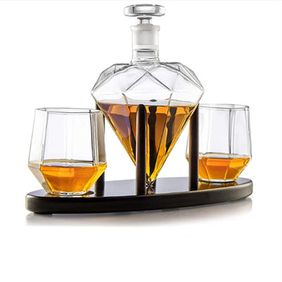 Decantador de Vino Cristal Diamante - Botella Premium para Vino y Licores - Image 4