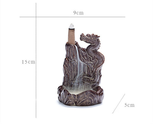Quemador de Incienso Reflujo de Cerámica - Decoración Artesanal - Image 2