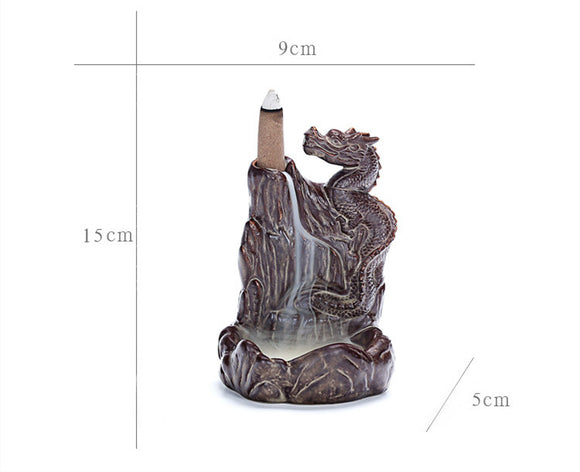 Quemador de Incienso Reflujo de Cerámica - Decoración Artesanal