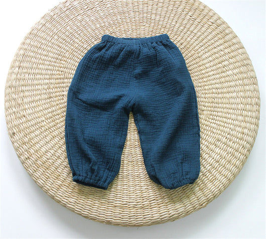 Pantalones Bloomers de Algodón y Lino con Estampado Antifigura - Image 7