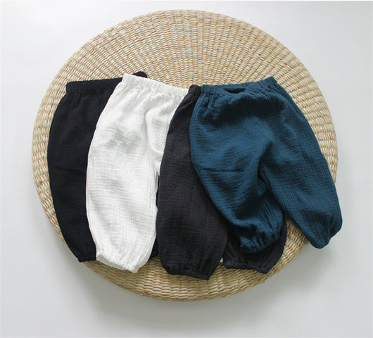 Pantalones Bloomers de Algodón y Lino con Estampado Antifigura - Image 6