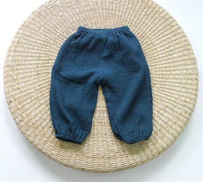 Pantalones Bloomers de Algodón y Lino con Estampado Antifigura - Image 3