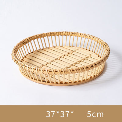 Canasta Tejida Artesanal Rattan - Organizador Multifuncional para el Hogar - Image 4