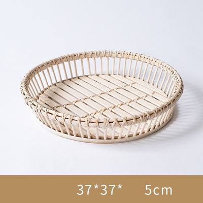 Canasta Tejida Artesanal Rattan - Organizador Multifuncional para el Hogar - Image 3
