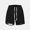 Pantalones Hip-hop Rotos Estilo Mendigo Cinco Puntos Corte Manual