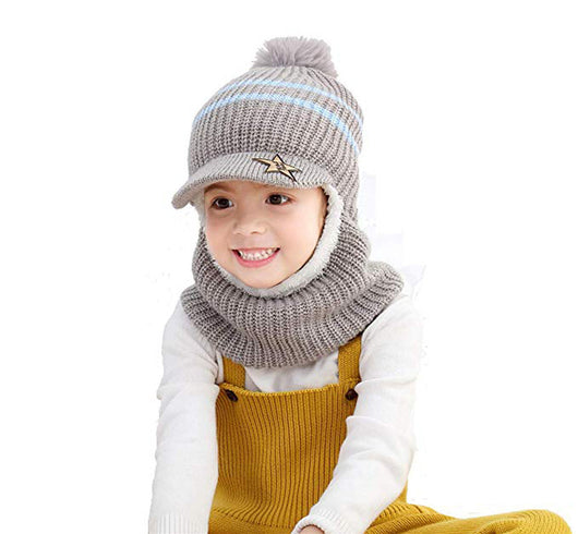 Gorro Infantil Tejido Grueso con Protección de Orejas - Image 10