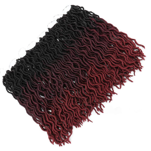 Extensiones de Cabello Crochet Ombré Sintético para Trenzas