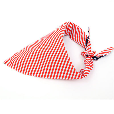 Pañuelo Triangular Bandera Americana para Mascotas - Image 2