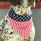 Pañuelo Triangular Bandera Americana para Mascotas