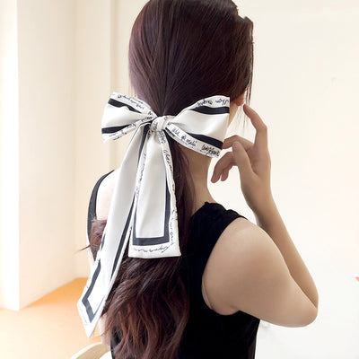 Pañuelo de Seda Estampado para Mujer - Diadema Versátil - Image 2