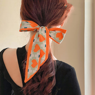 Pañuelo de Seda Estampado para Mujer - Diadema Versátil - Image 10