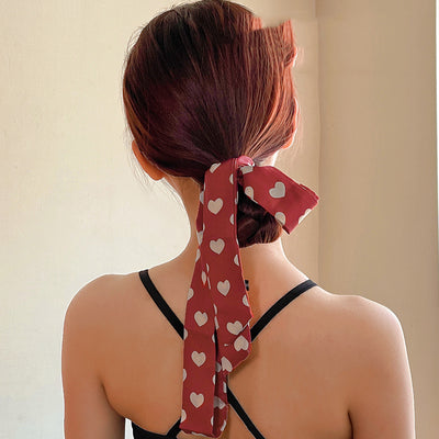 Pañuelo de Seda Estampado para Mujer - Diadema Versátil - Image 9