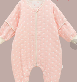 Saco de Dormir Bebé Primavera Verano Otoño - Pijama Desmontable Antipatadas Gasa - Image 6