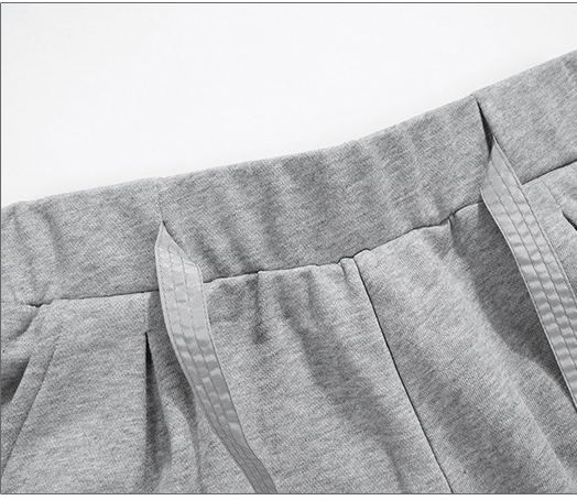 Pantalones Cortos de Algodón Terry Unisex con Cordón Ajustable - Image 9