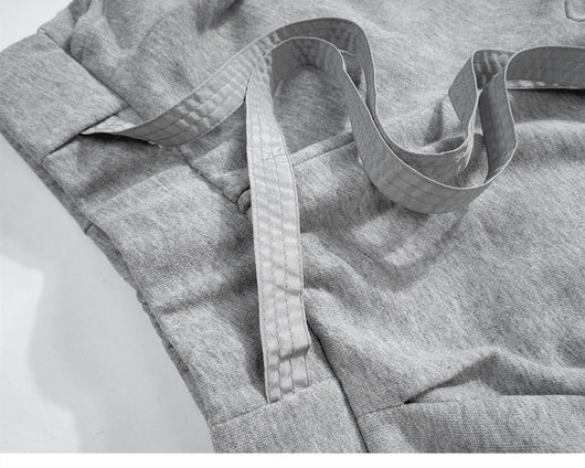 Pantalones Cortos de Algodón Terry Unisex con Cordón Ajustable - Image 4
