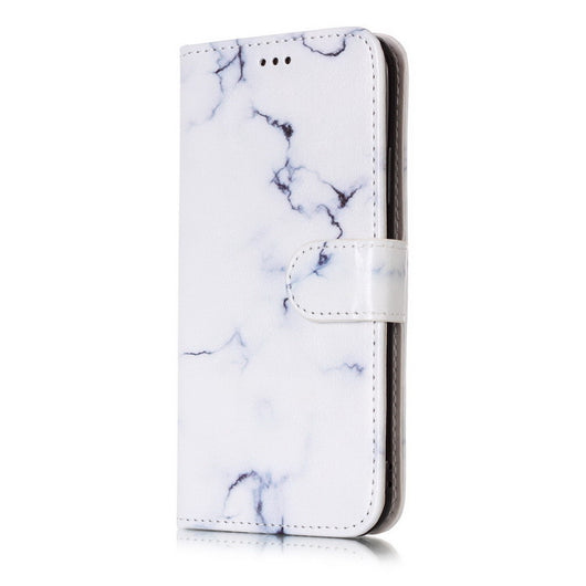Funda Cartera Flip Mármol para iPhone 11 Pro Max, 12, X, XS Max, XR, 7, 8, 6 - Cuero 3D Visión