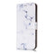 Funda Cartera Flip Mármol para iPhone 11 Pro Max, 12, X, XS Max, XR, 7, 8, 6 - Cuero 3D Visión