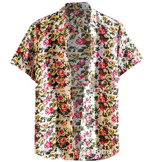 Blusa Casual Floral con Solapa para Talla Grande - Otoño e Invierno - Image 17