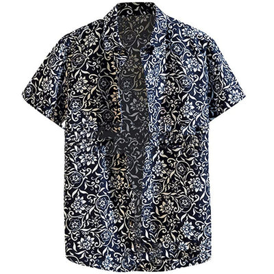 Blusa Casual Floral con Solapa para Talla Grande - Otoño e Invierno - Image 15
