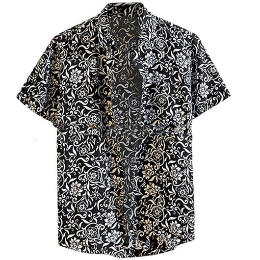 Blusa Casual Floral con Solapa para Talla Grande - Otoño e Invierno - Image 11