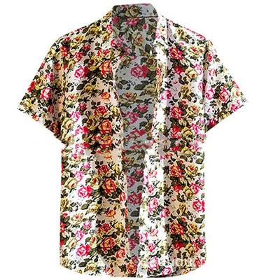 Blusa Casual Floral con Solapa para Talla Grande - Otoño e Invierno - Image 8