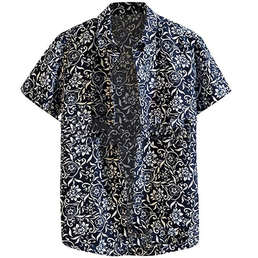 Blusa Casual Floral con Solapa para Talla Grande - Otoño e Invierno - Image 10