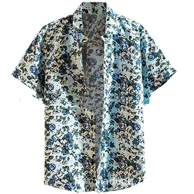 Blusa Casual Floral con Solapa para Talla Grande - Otoño e Invierno - Image 12