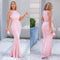 Vestido Sirena de Lentejuelas Elástico Premium para Mujer