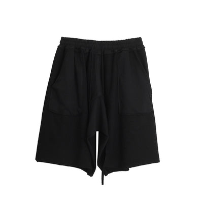 Shorts de Algodón con Costura Desgastada para Hombre - Image 6