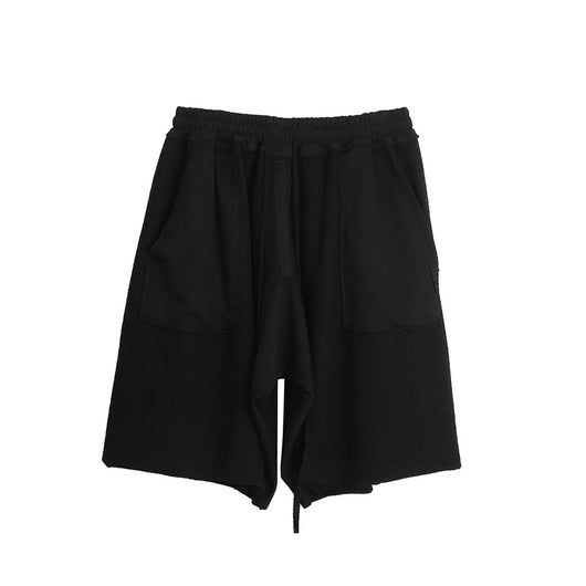 Shorts de Algodón con Costura Desgastada para Hombre - Image 6