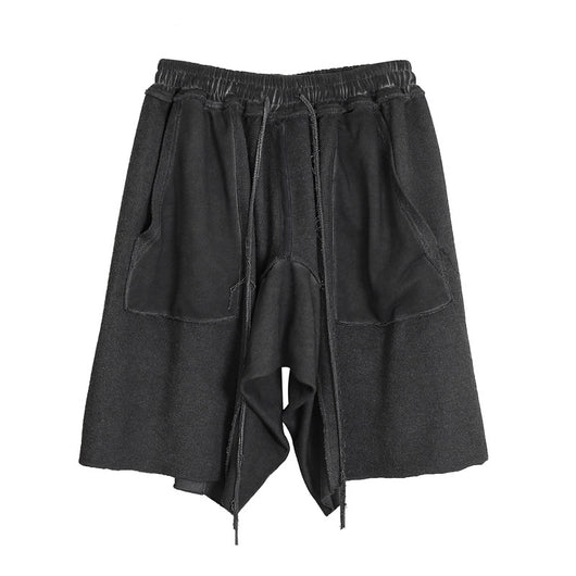 Shorts de Algodón con Costura Desgastada para Hombre - Image 8