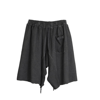 Shorts de Algodón con Costura Desgastada para Hombre - Image 9