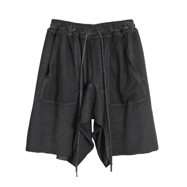 Shorts de Algodón con Costura Desgastada para Hombre - Image 5