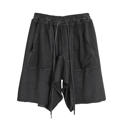 Shorts de Algodón con Costura Desgastada para Hombre - Image 5