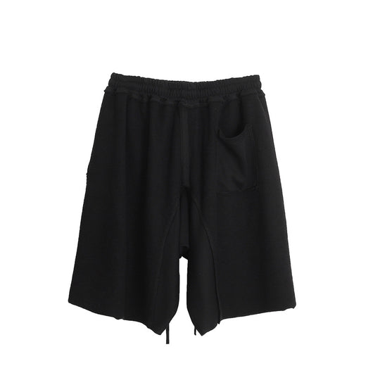 Shorts de Algodón con Costura Desgastada para Hombre - Image 3