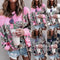 Sudadera Estampada de Manga Larga para Mujer