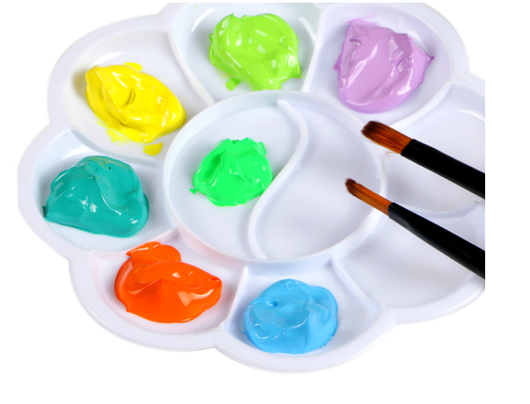 Set de Pintura Acrílica 24 Colores con Paleta y Pinceles Profesionales - Image 4