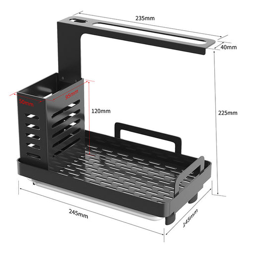 Organizador de Cocina Multifuncional con Escurridor y Estantes - Image 6
