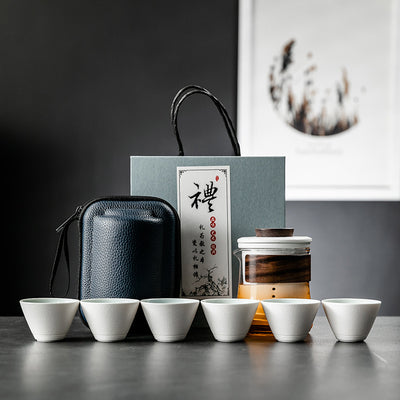 Tetera de Cristal Kung Fu Portátil y Elegante