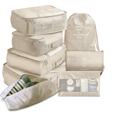 Set de 8 Organizadores de Viaje - Cubos Empacadores para Ropa, Zapatos y Accesorios - Image 10