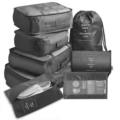 Set de 8 Organizadores de Viaje - Cubos Empacadores para Ropa, Zapatos y Accesorios - Image 13
